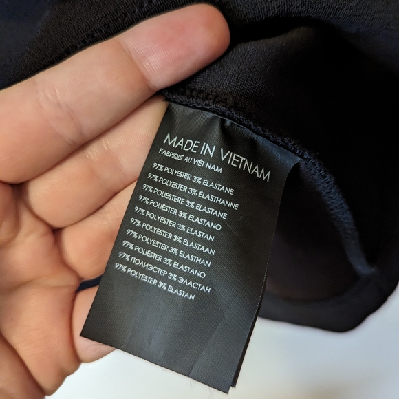 Club Monaco Black Tank Top Size L - Picture 6 of 6